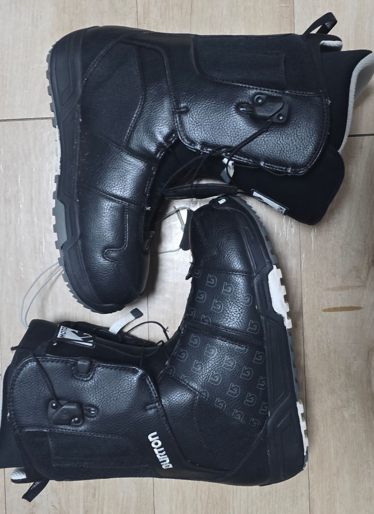 [스노우보드] 버튼 블런트 155 데크, 버튼 커스텀 L 바인딩, 버튼 모토 280mm 부츠 일괄 판매--7