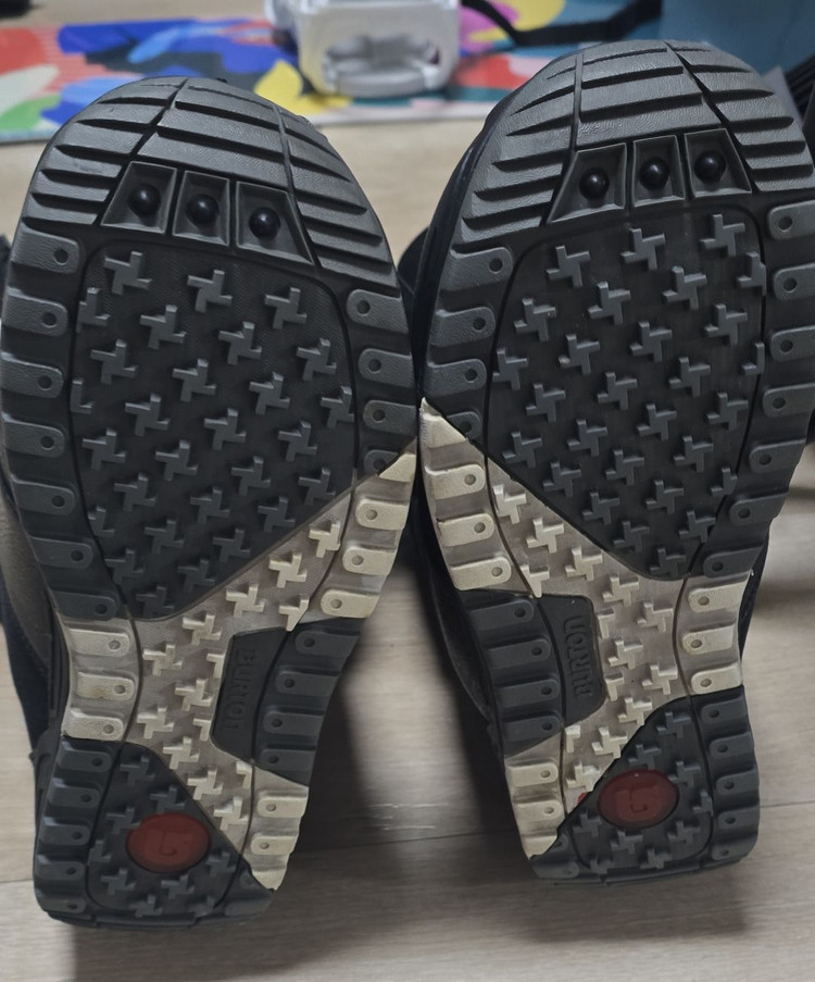 [스노우보드] 버튼 블런트 155 데크, 버튼 커스텀 L 바인딩, 버튼 모토 280mm 부츠 일괄 판매--9