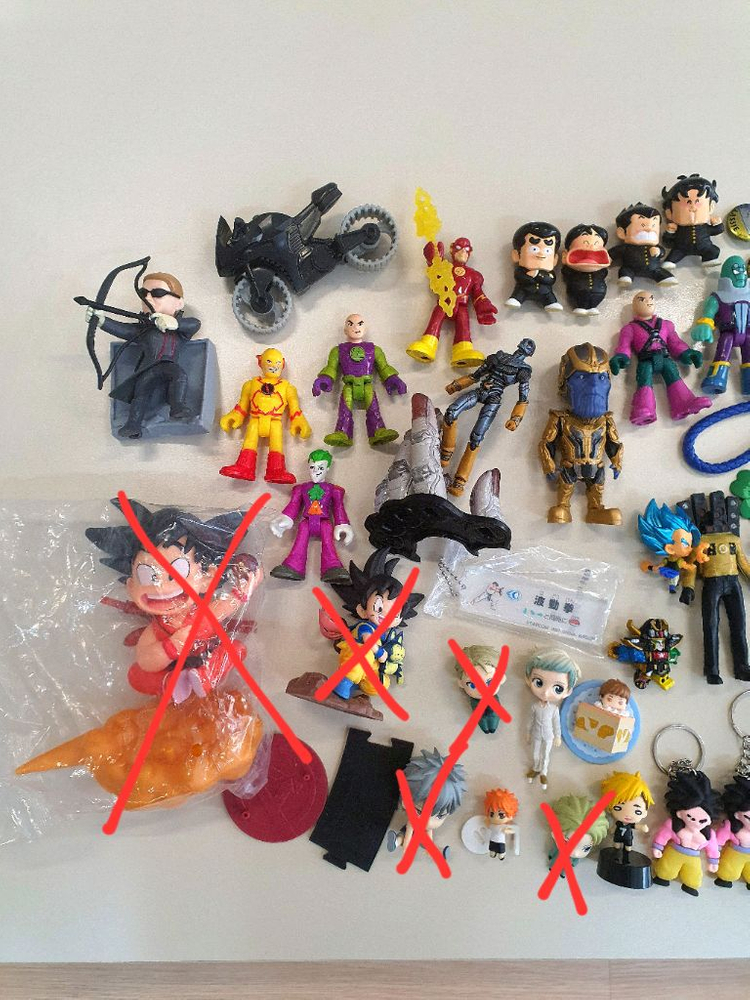 온갖것 피규어 가챠 스티커 굿즈 등--1