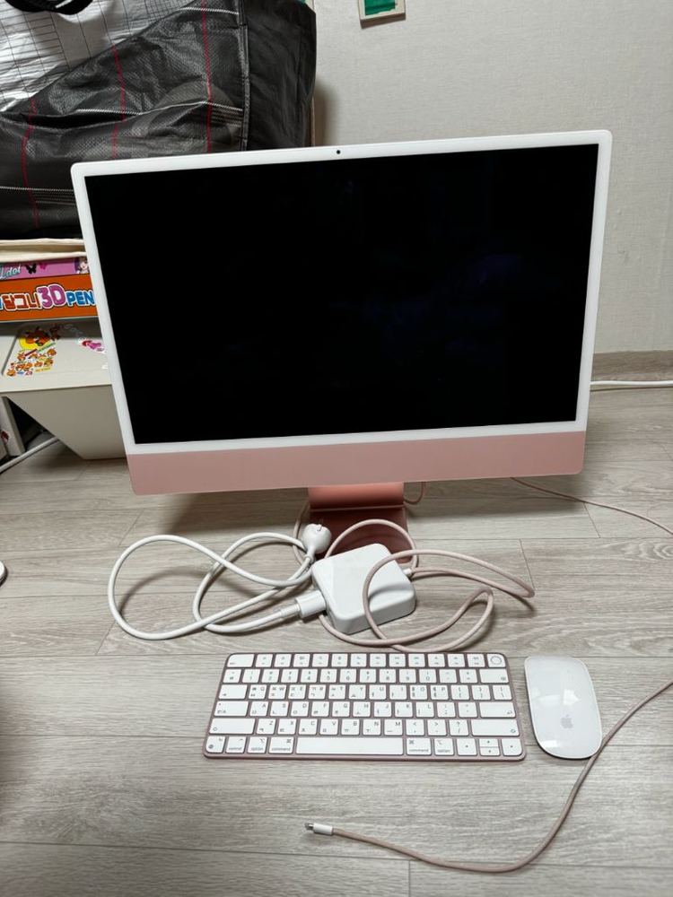 아이맥 24인치 핑크 이미지