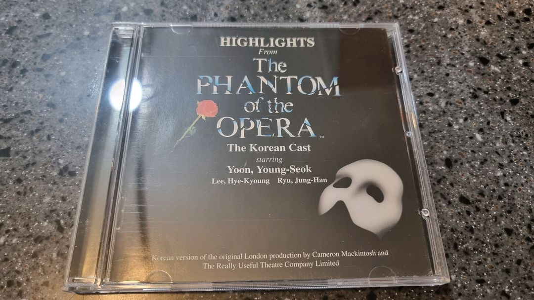 오페라의 유령 코리안캐스트 (2002) 뮤지컬 CD--1