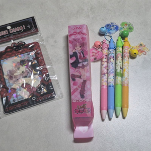 캐릭캐릭체인지 볼펜 아크릴