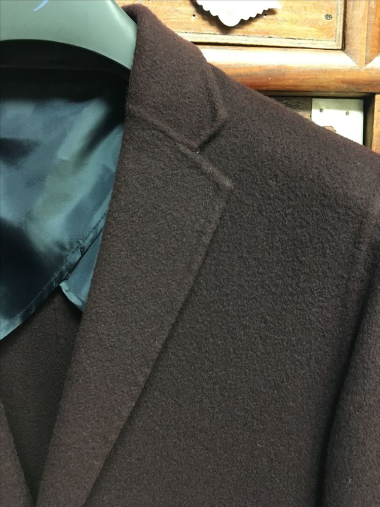 지이크 와인 핸드메이드 코트 100사이즈--2