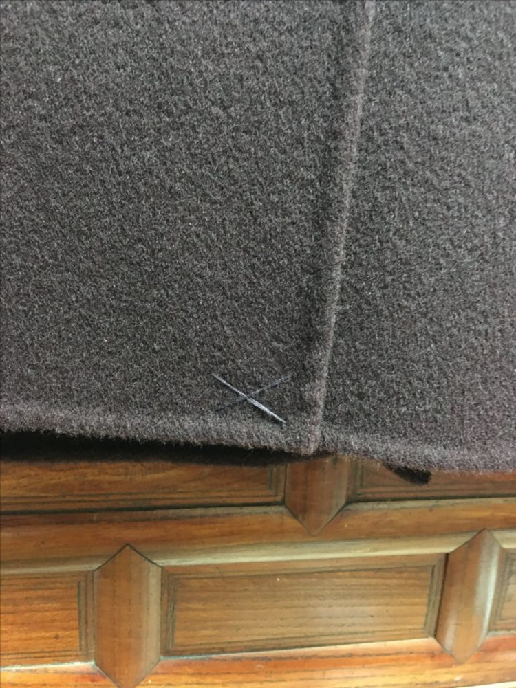 지이크 와인 핸드메이드 코트 100사이즈--4