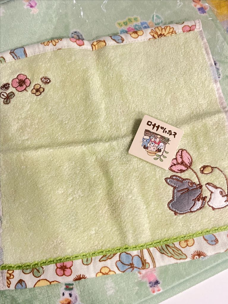 지브리정품 토토로 손수건 이미지