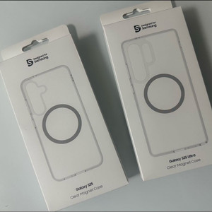 갤럭시S25 클리어 마그넷 삼성 정품 케이스 판매합니다.