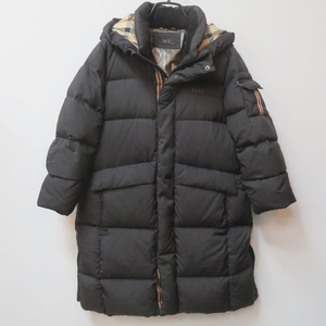 닥스키즈 블랙 다운 후드 롱패딩 (130/9Y)