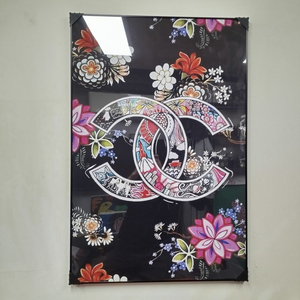 샤넬 꽃 로고 대형 그림 액자 팝아트 인테리어소품 인테리어액자 명품그림 명품액자 이미지