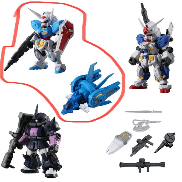 건담 앙상블12탄 지셀프 백팩 세트 미개봉--1