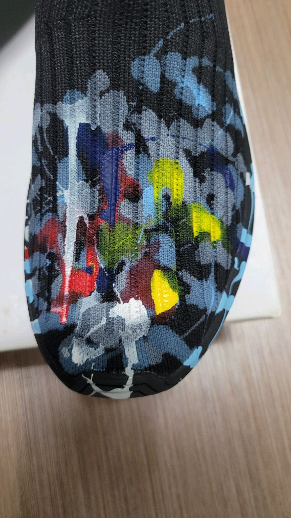 새상품)남성 니트소재 슬립온 부츠 하이탑 스니커즈 270~290--2