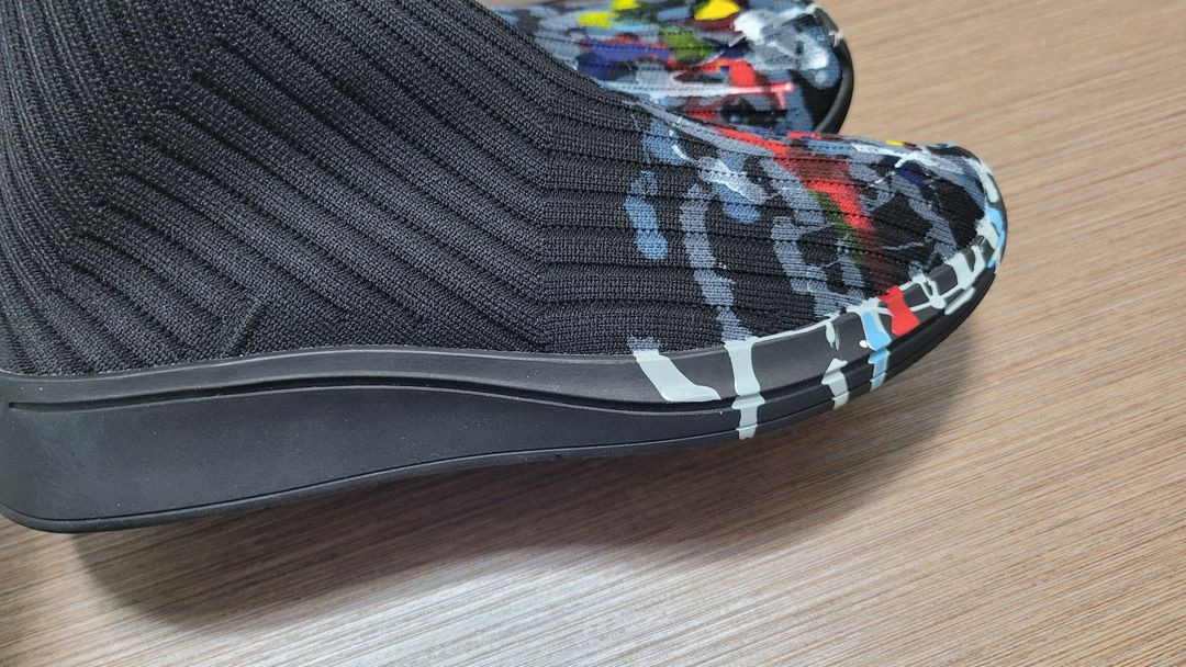 새상품)남성 니트소재 슬립온 부츠 하이탑 스니커즈 270~290--3