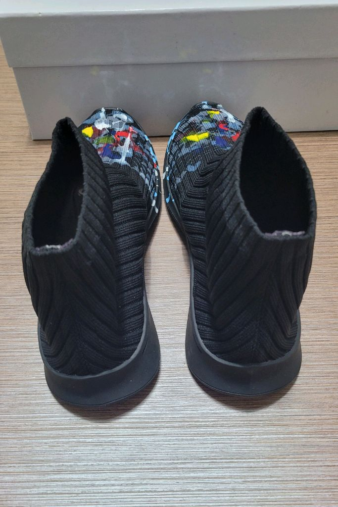 새상품)남성 니트소재 슬립온 부츠 하이탑 스니커즈 270~290--6