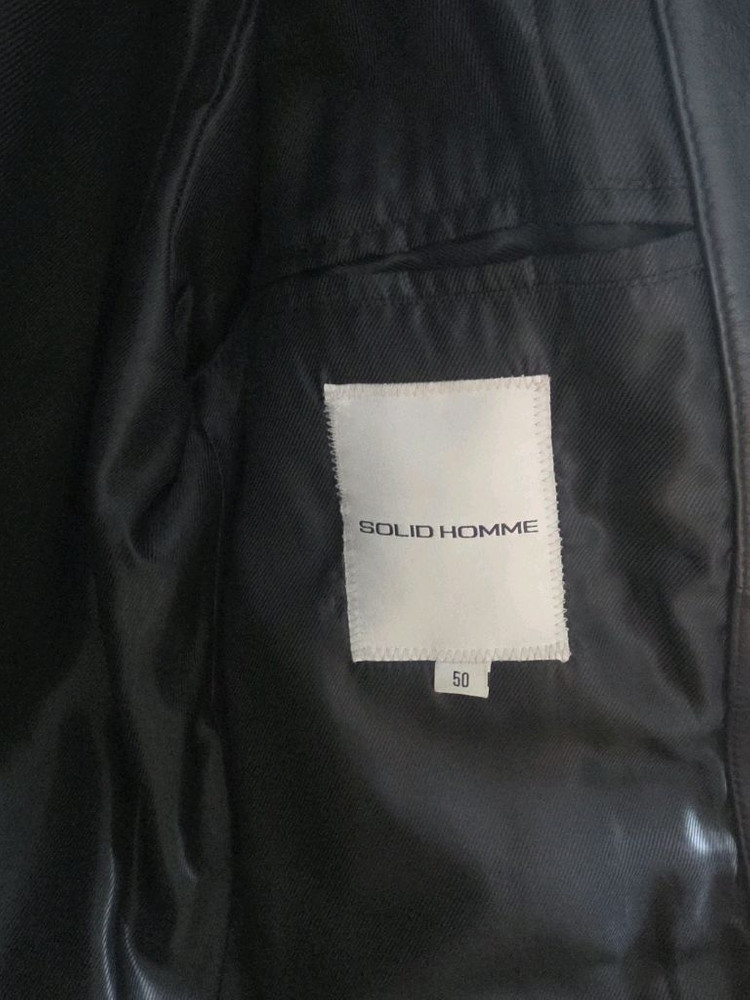 솔리드옴므 양 가죽자켓 50 사이즈 판매합니다--3