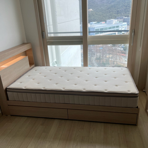 슈퍼싱슬 매트리스 + 침대프레임 세트