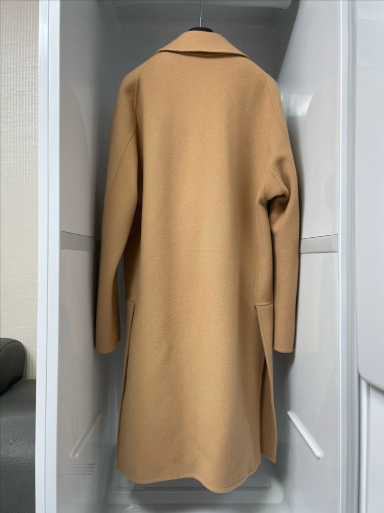 시스템옴므 캐시미어 베이지 오버핏 핸드메이드 코트 95--1