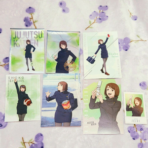 [일괄] 주술회전 회옥옥절 이에이리 쇼코 브로마이드 엽서 특전