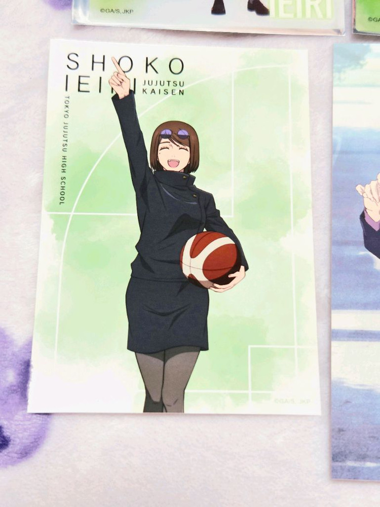 [일괄] 주술회전 회옥옥절 이에이리 쇼코 브로마이드 엽서 특전--2