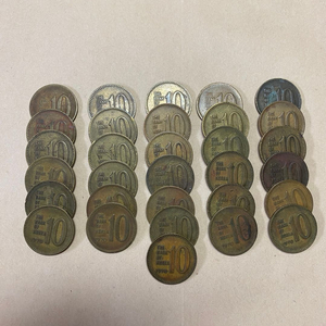 사용한 1970년도 10원 동전 31개 판매 이미지