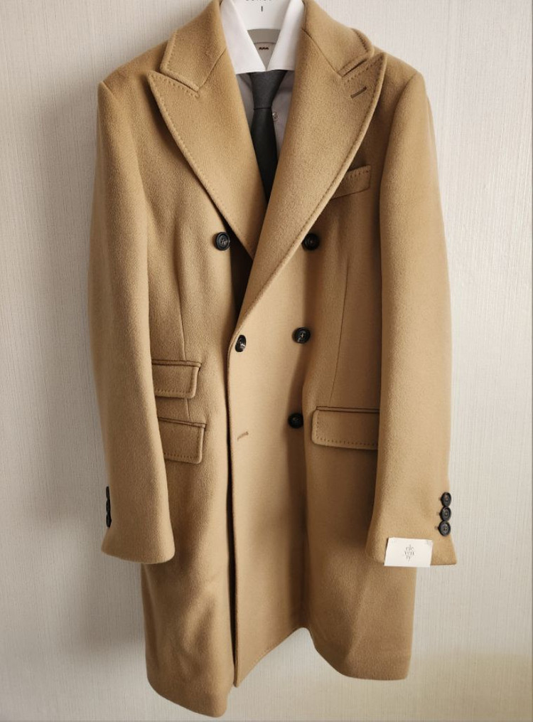 일레븐티 캐시미어 블렌딩 더블 코트 티켓포켓 21시즌--7