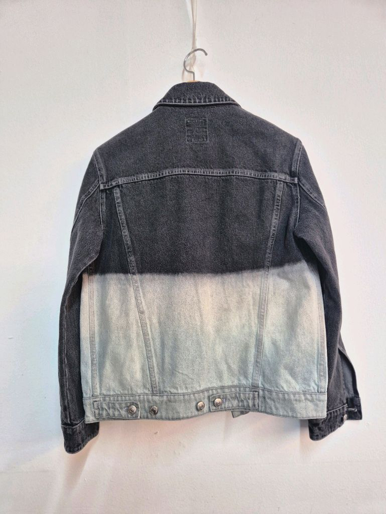 쟈딕앤볼테르 그라데이션 데님 청자켓 S--6