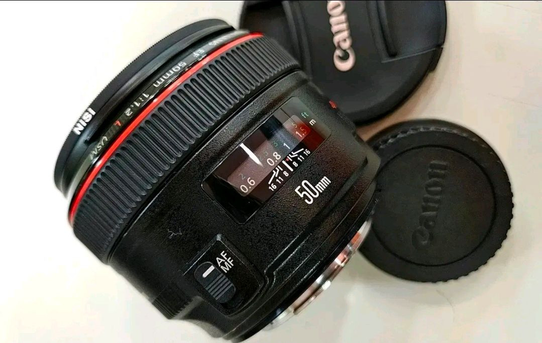 캐논 EF 50mm F1.2 L USM 오이만두 50.2L 인물렌즈 이미지