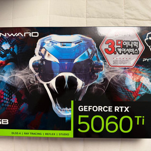 GAINWARD 지포스 RTX 5060 Ti 파이썬 III D7 16GB 3팬
