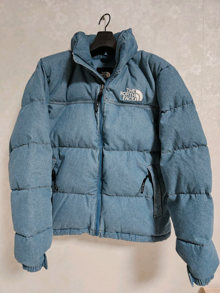 [M, 95] 노스페이스 블루릿지 데님 눕시 패딩--2