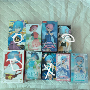 리제로 렘,람 피규어 이미지