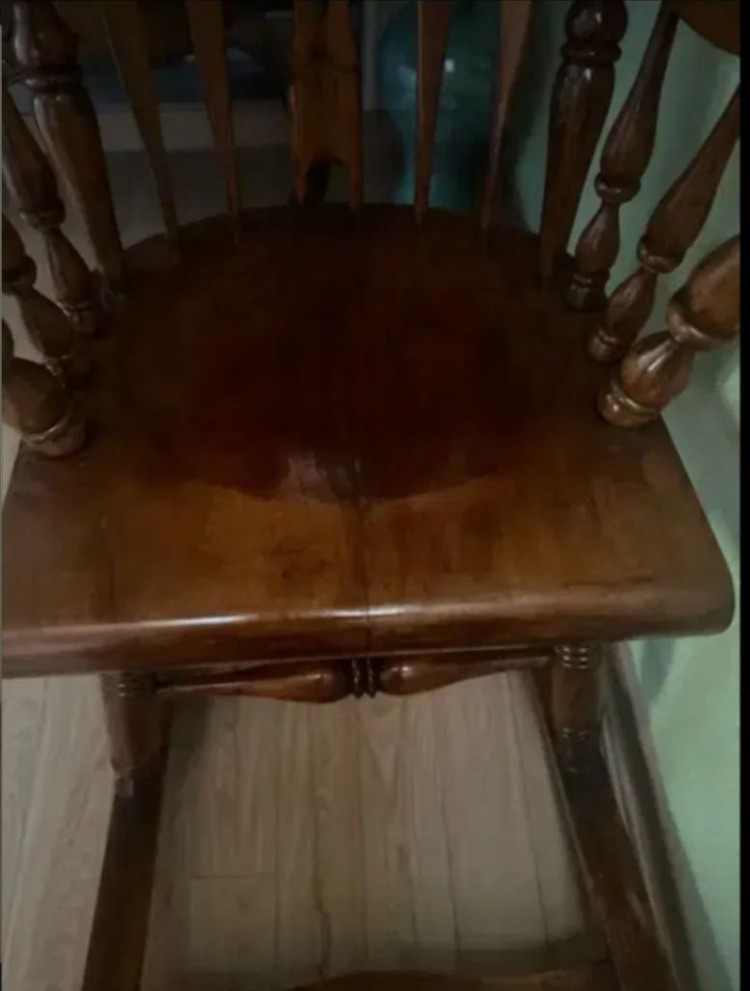 원목 흔들의자--3