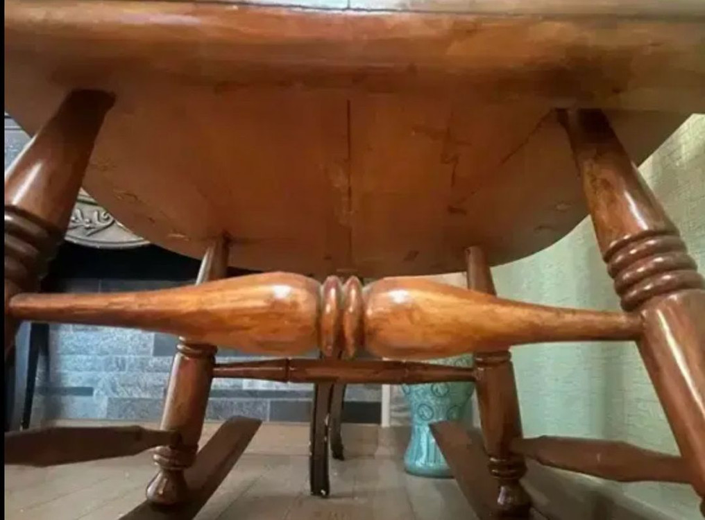 원목 흔들의자--5