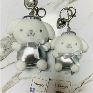 (일괄가격) 산리오 실버 시리즈 폼폼푸린 키링 8cm 13cm 세트 새상품