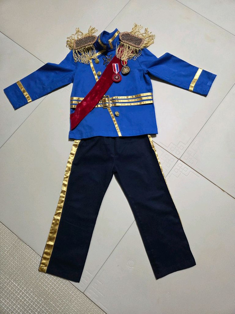 메이라벨 왕자님 코스튬 의상 생일파티 옷 4y--0