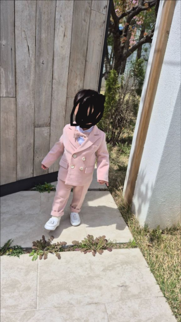 남아정장 90 + 단화 140 세트--3