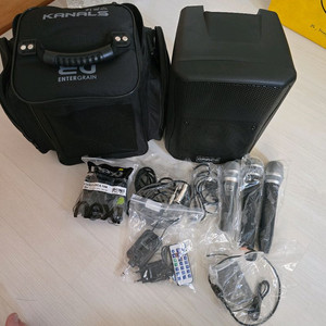 포터블 이동형 무선 앰프, 유무선 마이크, 삼각대