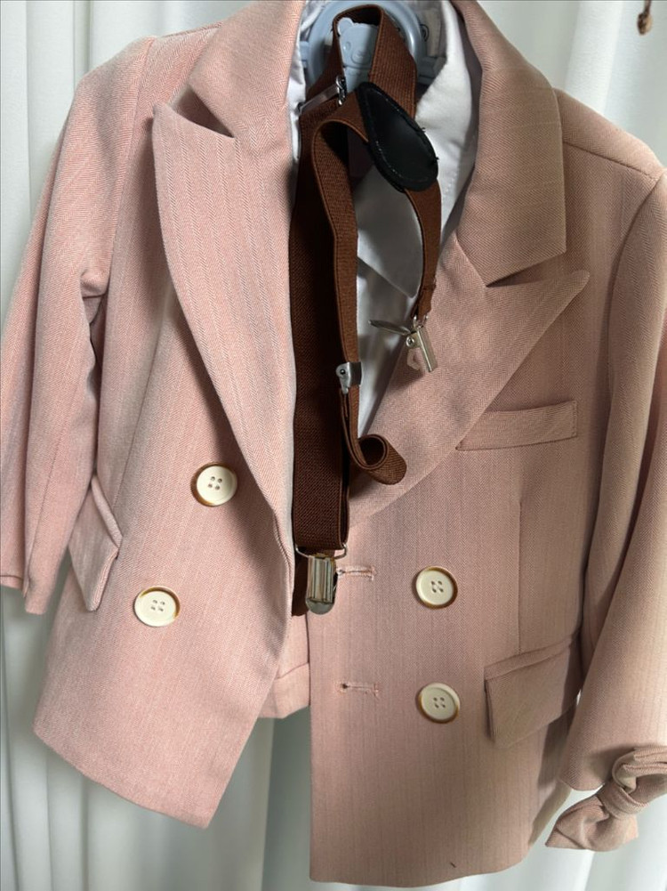 남아정장 90 + 단화 140 세트--4