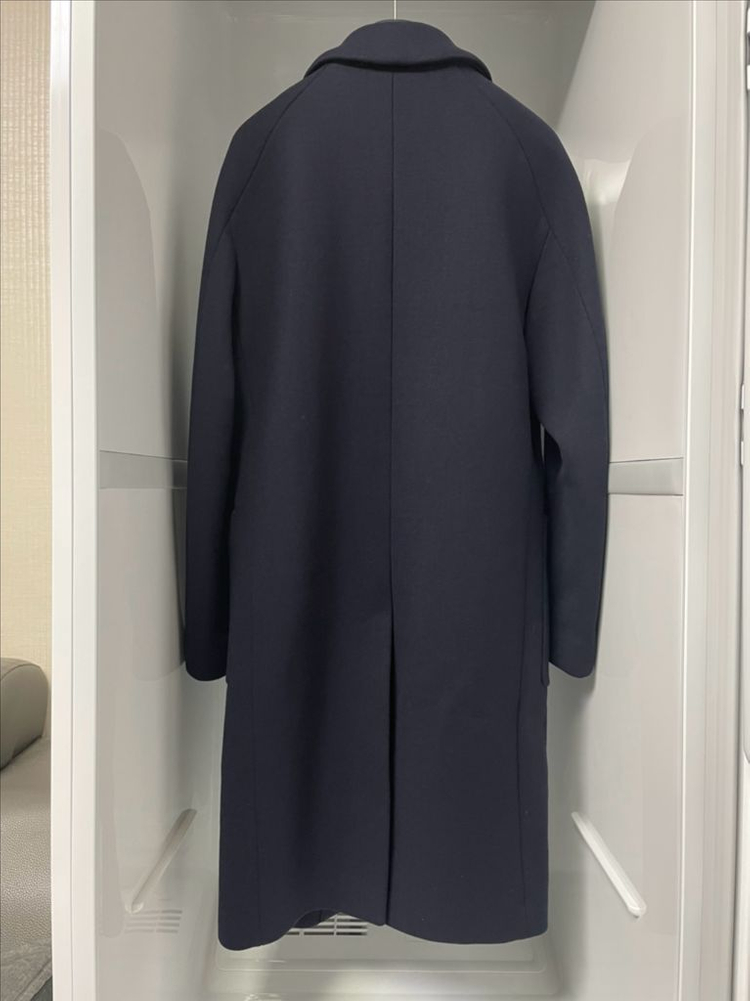 시스템옴므 MTR원단 다크네이비 오버핏 코트 95사이즈--1