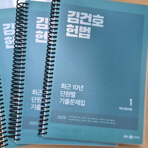 김건호 헌법 최근 10년 단원별 기출문제집 (2025년)