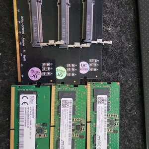 노트북용 ddr5 5600 8g 3개 및 pc용 젠더