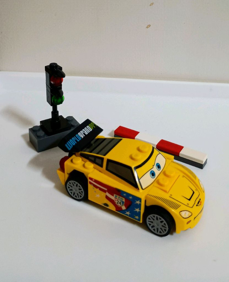 (희귀 상태우수) 올드 레고 lego 9481 디즈니/픽사 카 CAR 제프 고벳 Jeff Gorvette--1