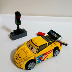 (희귀 상태우수) 올드 레고 lego 9481 디즈니/픽사 카 CAR 제프 고벳 Jeff Gorvette