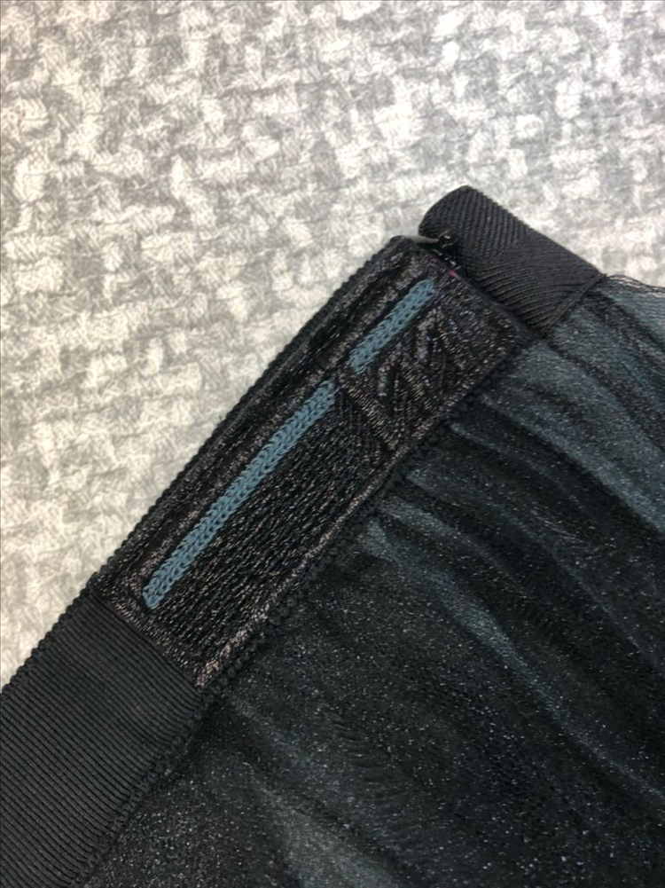 한섬 타임 TIME 망사 샤 플리츠 튤 주름 스커트 치마 시스루--4