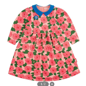 베베드피노 로즈 퍼프 원피스 130 새상품