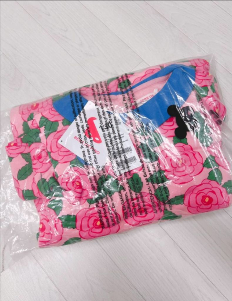 베베드피노 로즈 퍼프 원피스 130 새상품--2