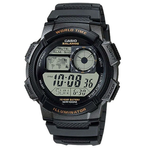 카시오 레트로 손목시계 [AE-1000]월드맵 전자시계 (전투용)