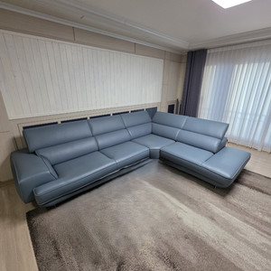 자코모소파 엠블럼4인카우치형 전체가죽