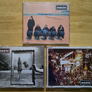 CD 음반 oasis 오아시스 싱글 3장