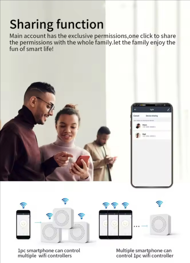 WiFi 스마트 스위치 모듈 1채널 이미지