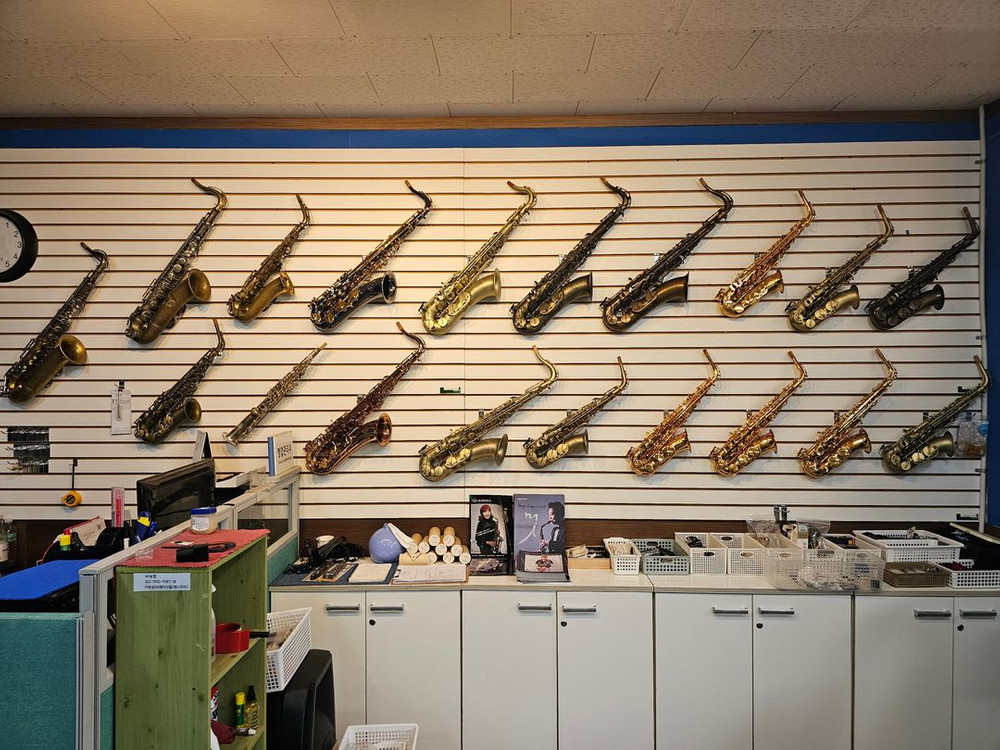 중고색소폰 야마하27알토섹소폰+고급마우스피스 중고섹소폰 이미지