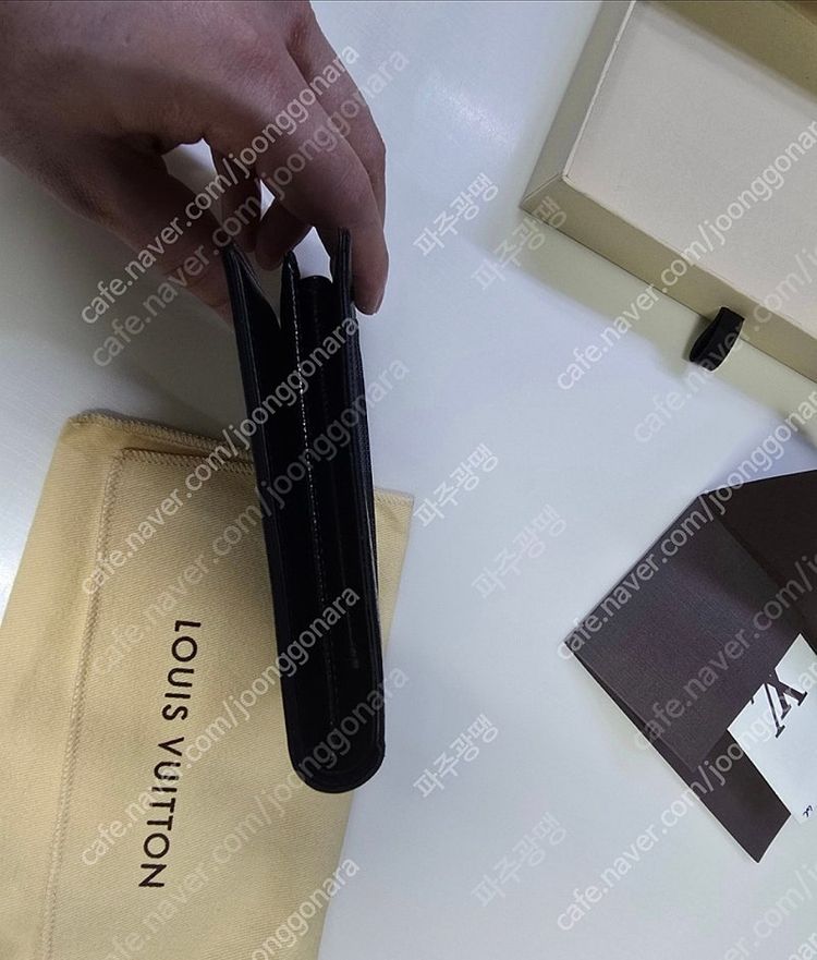 루이비통N63074 다미에 그라피트 캔버스 플로린 월릿 남성 반지갑 정품27만원 사은품 드립니다--5