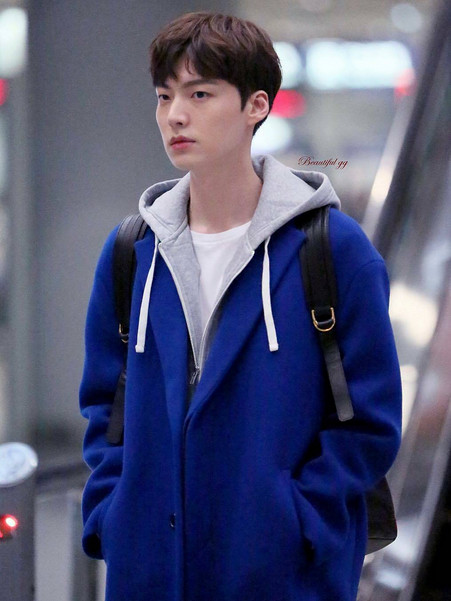 시스템옴므 캐시미어 코발트블루 오버핏 코트 95사이즈--7